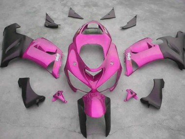 Aftermarket 2005-2006 Pink Kawasaki ZX6R Motorcycle Fairings