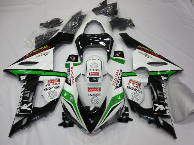 Aftermarket 2005-2006 PlayBoy Kawasaki ZX6R Motorcycle Fairings