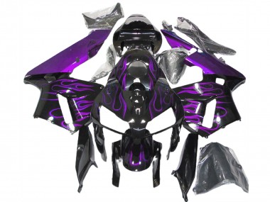 Aftermarket 2005-2006 Purple Flame Honda CBR600RR Motorcycle Fairings