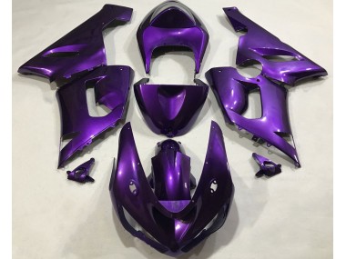 Aftermarket 2005-2006 Purple Kawasaki ZX6R Motorcycle Fairings