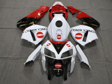 Aftermarket 2005-2006 Red KM Honda CBR600RR Motorcycle Fairings