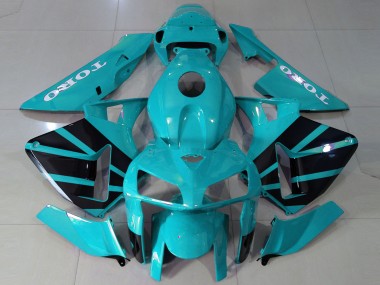 Aftermarket 2005-2006 Teal OEM Style Honda CBR600RR Motorcycle Fairings