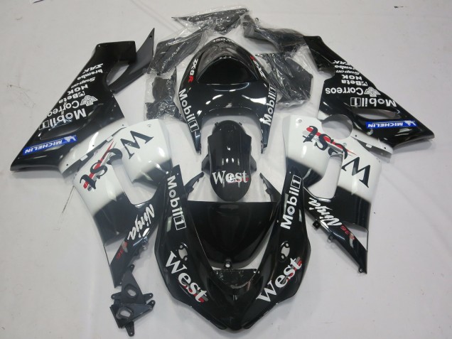 Aftermarket 2005-2006 West Kawasaki ZX6R Motorcycle Fairings