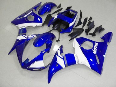 Aftermarket 2003-2005 Blue Motul Yamaha R6 Motorcycle Fairings