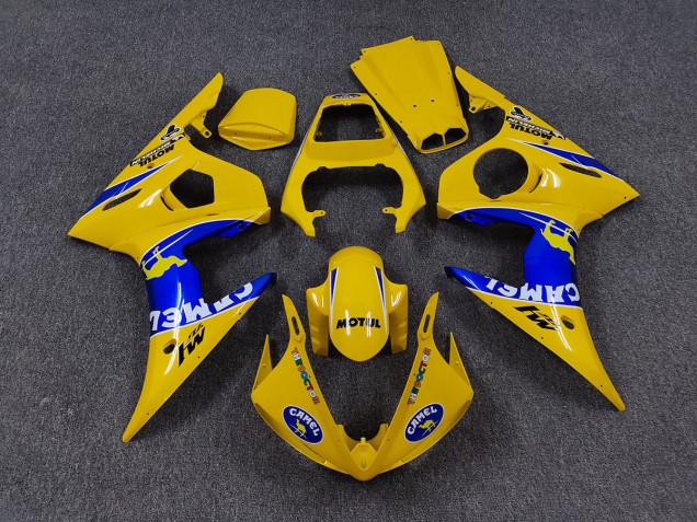 Aftermarket 2003-2005 Camel Yamaha R6 Motorcycle Fairings