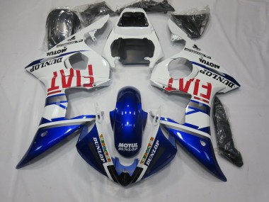 Aftermarket 2003-2005 Fiat Deep Blue Yamaha R6 Motorcycle Fairings