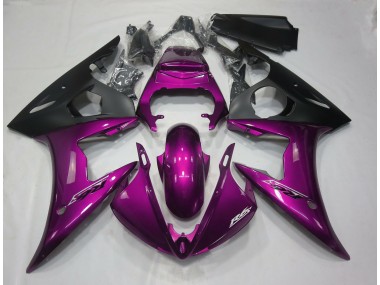 Aftermarket 2003-2005 Gloss Dark Pink Yamaha R6 Motorcycle Fairings