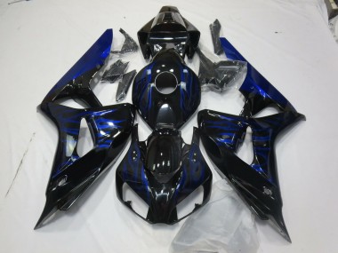 Aftermarket 2006-2007 Blue Flame Honda CBR1000RR Motorcycle Fairings