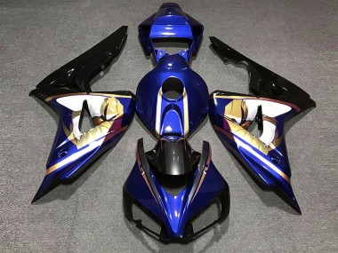 Aftermarket 2006-2007 Blue & Gold Honda CBR1000RR Motorcycle Fairings