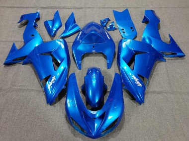 Aftermarket 2006-2007 Blue Ninja Kawasaki ZX10R Motorcycle Fairings