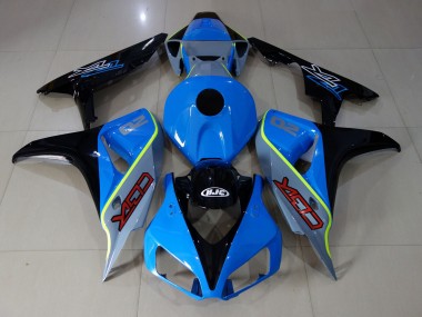 Aftermarket 2006-2007 Blue and Black Custom CBR Honda CBR1000RR Motorcycle Fairings