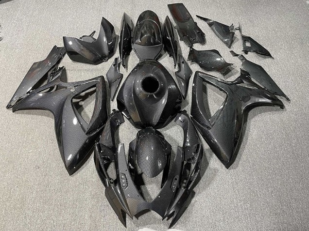 Aftermarket 2006-2007 Carbon Fiber Style Suzuki GSXR 600-750 Motorcycle Fairings