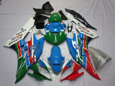 Aftermarket 2006-2007 Classic Dunlop Yamaha R6 Motorcycle Fairings