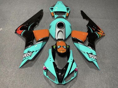 Aftermarket 2006-2007 Cyan Shark Honda CBR1000RR Motorcycle Fairings