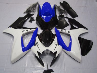 Aftermarket 2006-2007 Dark Blue Star Suzuki GSXR 600-750 Motorcycle Fairings