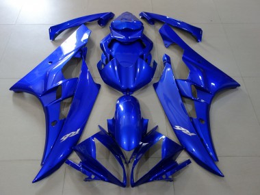 Aftermarket 2006-2007 Full Gloss Blue Yamaha R6 Motorcycle Fairings