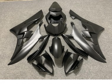 Aftermarket 2006-2007 Full Matte Black Yamaha R6 Motorcycle Fairings