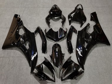 Aftermarket 2006-2007 Gloss Black & Pearl Blue Yamaha R6 Motorcycle Fairings