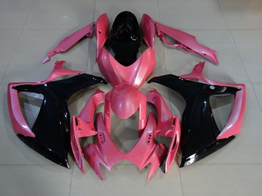 Aftermarket 2006-2007 Gloss Pink Suzuki GSXR 600-750 Motorcycle Fairings