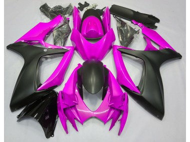 Aftermarket 2006-2007 Hot Pink Suzuki GSXR 600-750 Motorcycle Fairings