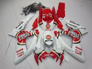 Aftermarket 2006-2007 Lucky Strike Suzuki GSXR 600-750 Motorcycle Fairings