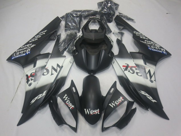 Aftermarket 2006-2007 Matte West Yamaha R6 Motorcycle Fairings