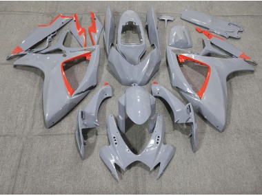 Aftermarket 2006-2007 Nardo and Red Trim Suzuki GSXR 600-750 Motorcycle Fairings