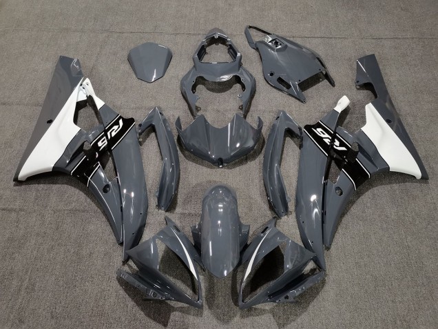 Aftermarket 2006-2007 Nardo and White Yamaha R6 Motorcycle Fairings