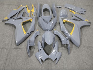 Aftermarket 2006-2007 Nardo and Yellow Trim Suzuki GSXR 600-750 Motorcycle Fairings