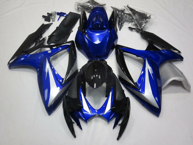 Aftermarket 2006-2007 OEM Style&Deep Blue Suzuki GSXR 600-750 Motorcycle Fairings