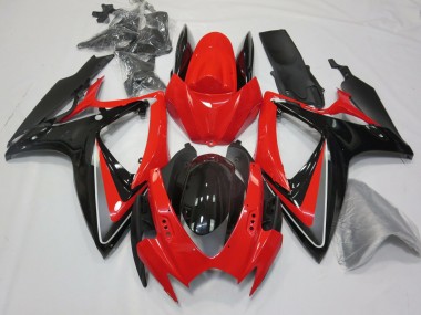 Aftermarket 2006-2007 OEM Style Red Suzuki GSXR 600-750 Motorcycle Fairings