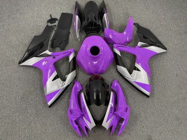 Aftermarket 2006-2007 Purple Design Suzuki GSXR 600-750 Motorcycle Fairings