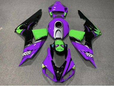 Aftermarket 2006-2007 Purple Shark Honda CBR1000RR Motorcycle Fairings