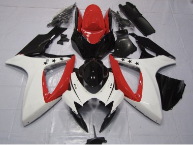 Aftermarket 2006-2007 Red Star Suzuki GSXR 600-750 Motorcycle Fairings