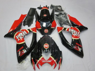 Aftermarket 2006-2007 Red Strike Suzuki GSXR 600-750 Motorcycle Fairings