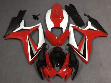 Aftermarket 2006-2007 Red Style Suzuki GSXR 600-750 Motorcycle Fairings