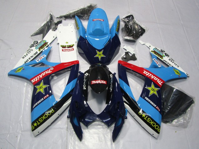 Aftermarket 2006-2007 Rockstar Suzuki GSXR 600-750 Motorcycle Fairings