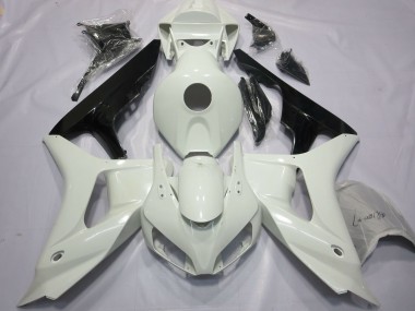 Aftermarket 2006-2007 White and Black Honda CBR1000RR Motorcycle Fairings