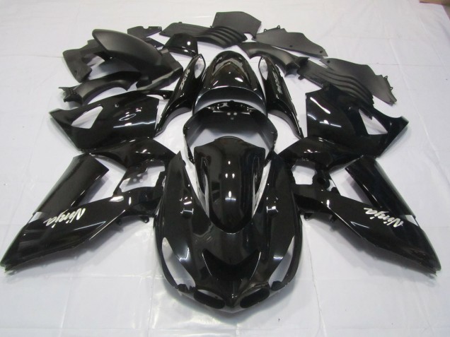 Aftermarket 2006-2011 Black Ninja Kawasaki ZX14R Motorcycle Fairings