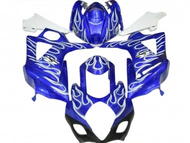 Aftermarket 2007-2008 Blue Flame Suzuki GSXR 1000 Motorcycle Fairings