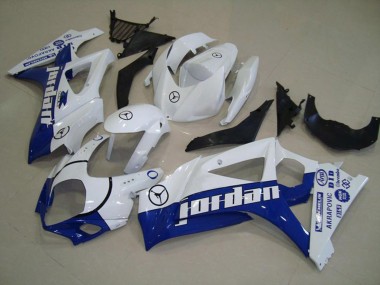 Aftermarket 2007-2008 Blue Jordan Suzuki GSXR 1000 Motorcycle Fairings