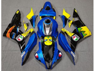 Aftermarket 2007-2008 Blue Shark Honda CBR600RR Motorcycle Fairings