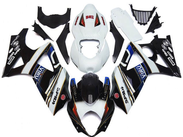 Aftermarket 2007-2008 Custom VIRU Style Suzuki GSXR 1000 Motorcycle Fairings