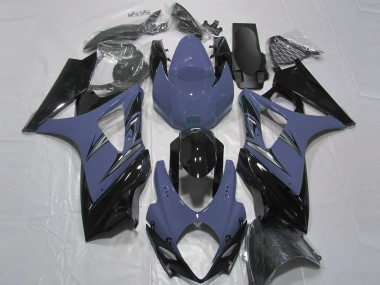 Aftermarket 2007-2008 Dark Blue and Black Suzuki GSXR 1000 Motorcycle Fairings