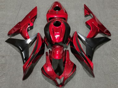 Aftermarket 2007-2008 Deep Red OEM Style Honda CBR600RR Motorcycle Fairings