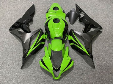 Aftermarket 2007-2008 Electric Green OEM Style & Grey Honda CBR600RR Motorcycle Fairings