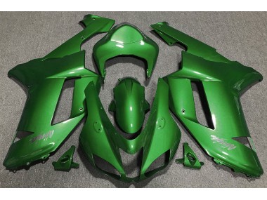 Aftermarket 2007-2008 Forest Green Kawasaki ZX6R Motorcycle Fairings