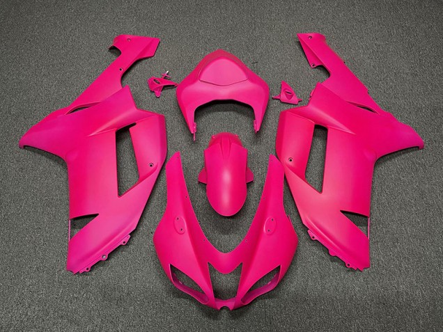 Aftermarket 2007-2008 Fucsia Kawasaki ZX6R Motorcycle Fairings