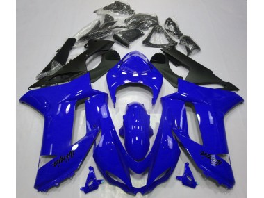 Aftermarket 2007-2008 Gloss Blue Kawasaki ZX6R Motorcycle Fairings