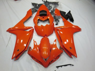 Aftermarket 2007-2008 Gloss Orange Yamaha R1 Motorcycle Fairings